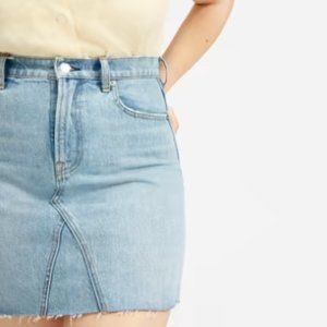 EVERLANE THE DENIM RECONSTRUCTED SKIRT 27
